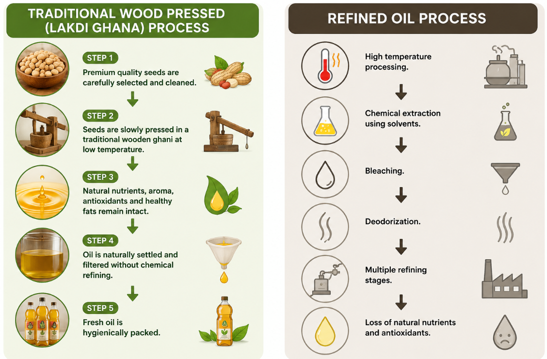 Dellipure oil process comparison