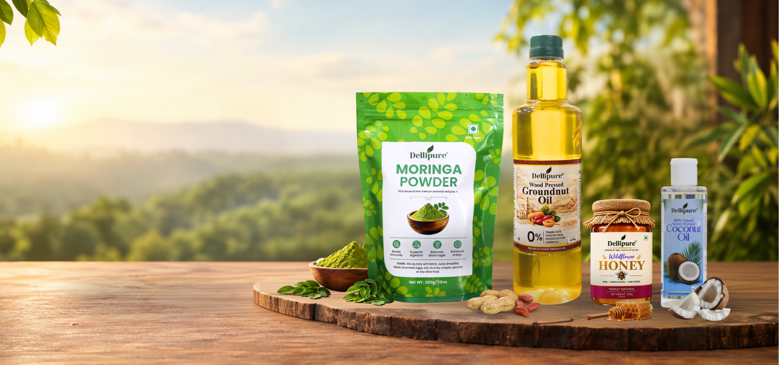 Dellipure wood pressed cooking oils